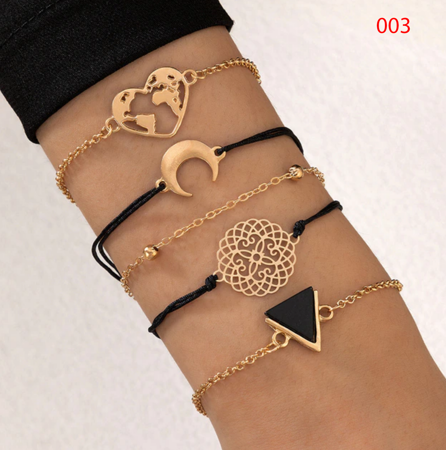 Colección de pulseras boho