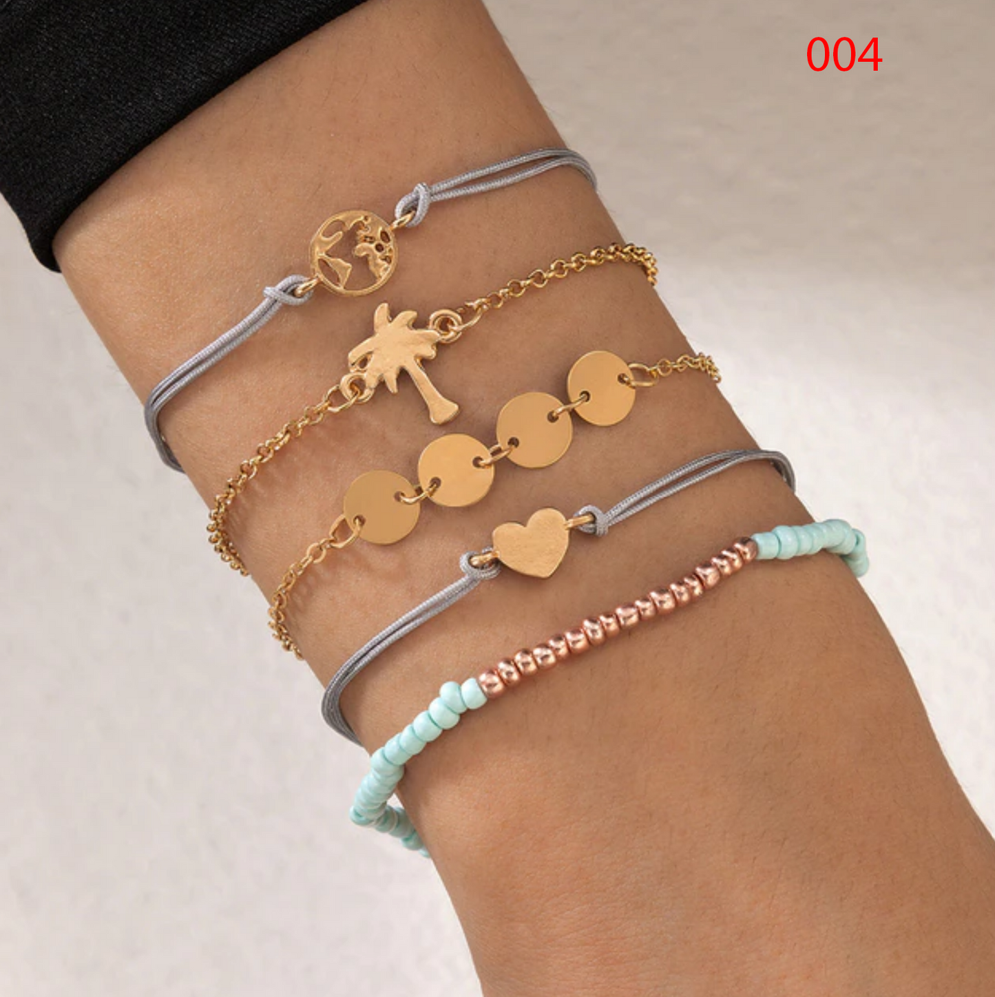 Colección de pulseras boho