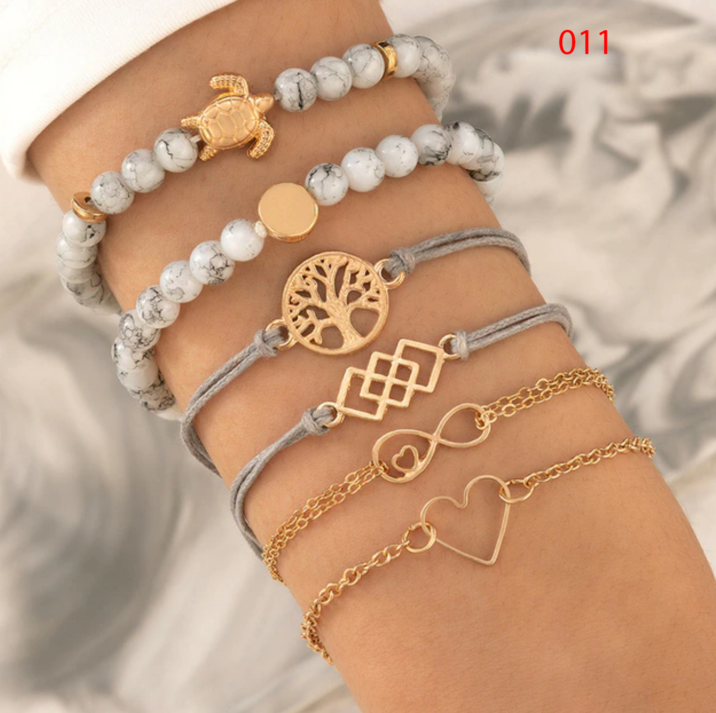 Colección de pulseras boho