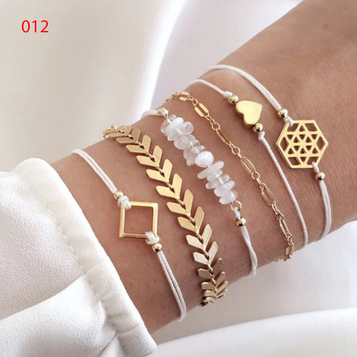 Colección de pulseras boho