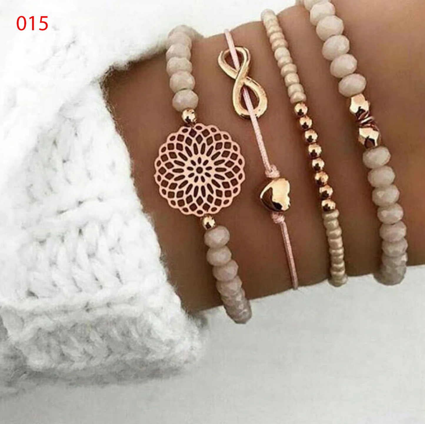 Colección de pulseras boho